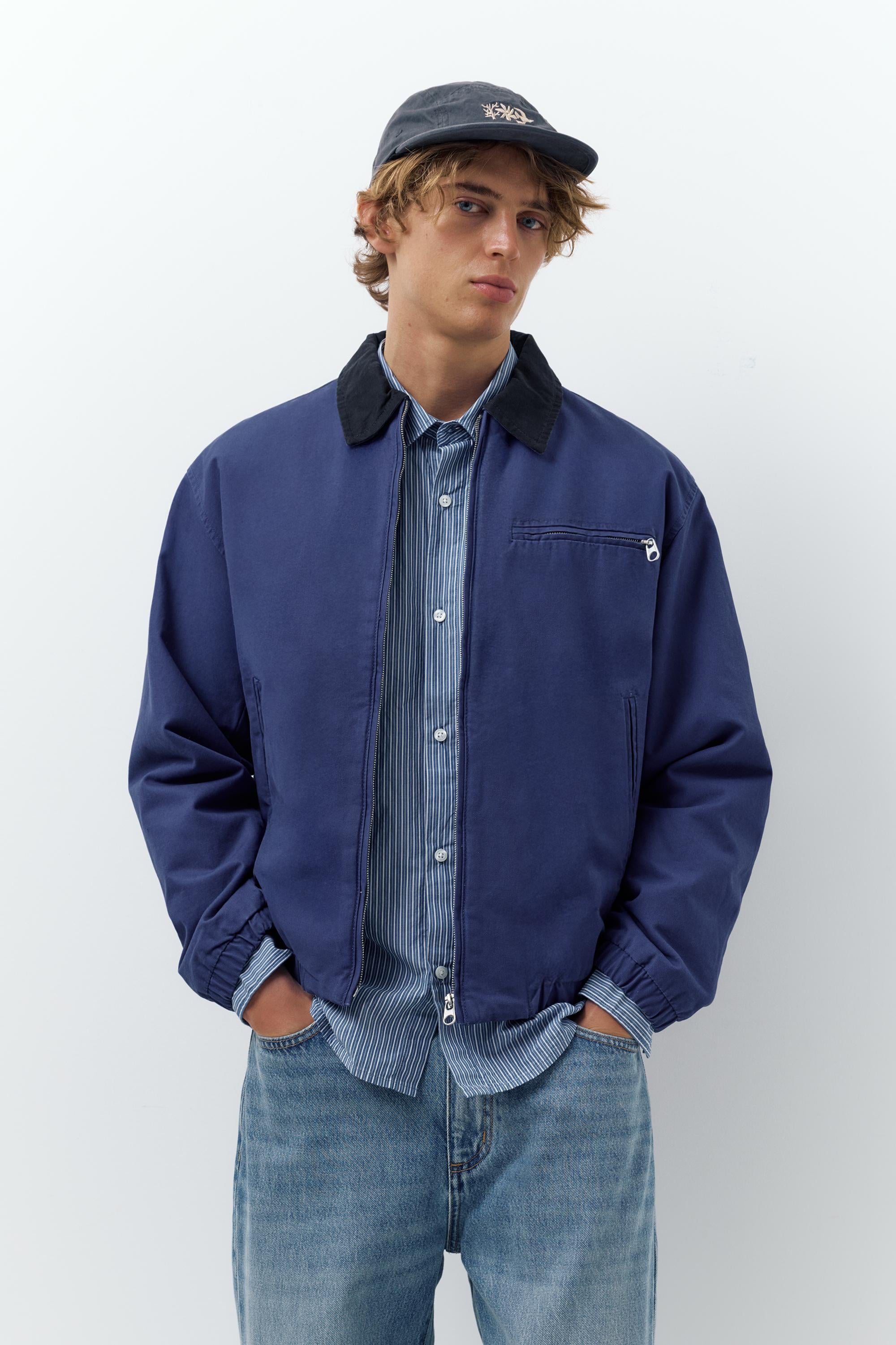 Blouson Bomber Worker Marine
