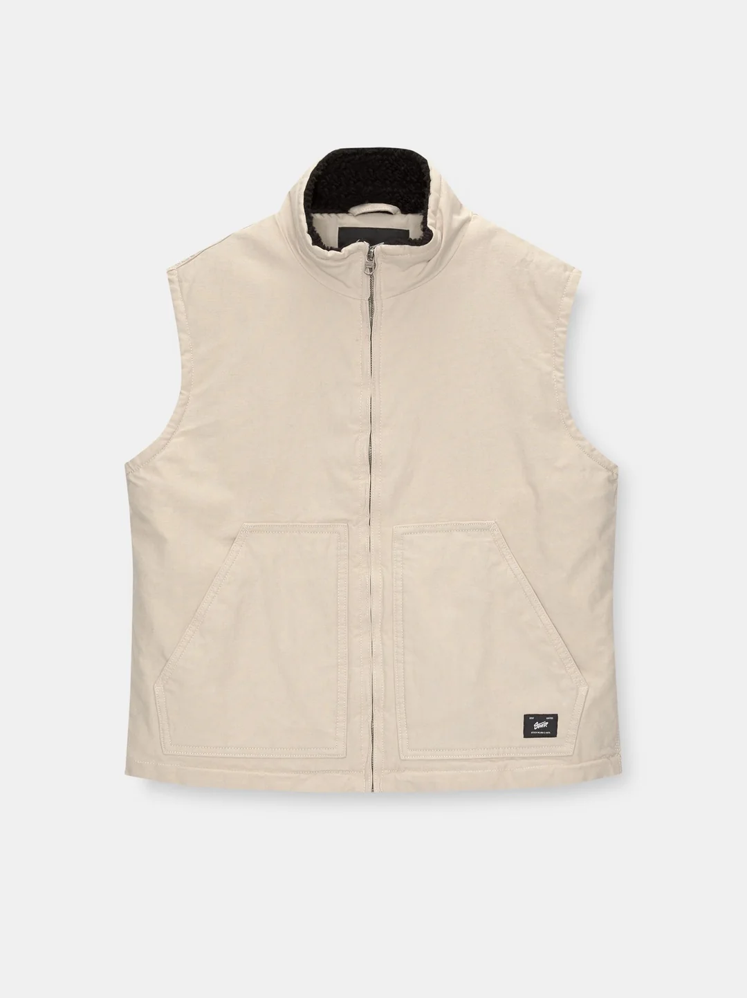 Gilet Worker Col Polaire