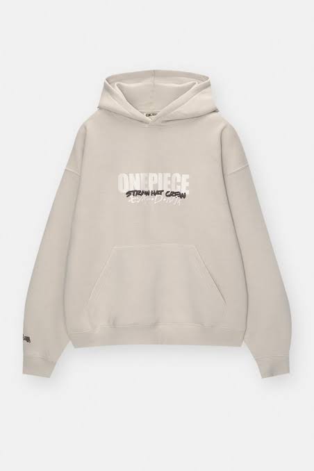 Pull&Bear Pull&Bear One Piece Hoodie — Cream