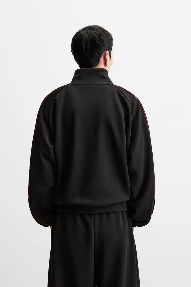 Zara Track Jacket with Red Piping