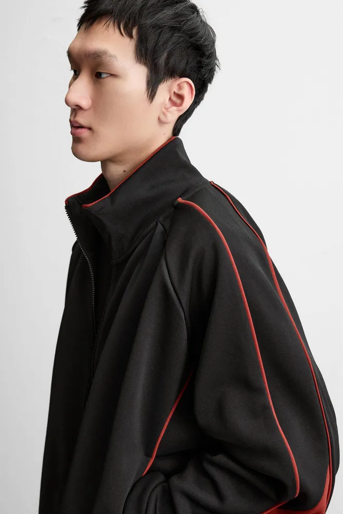 Zara Track Jacket with Red Piping
