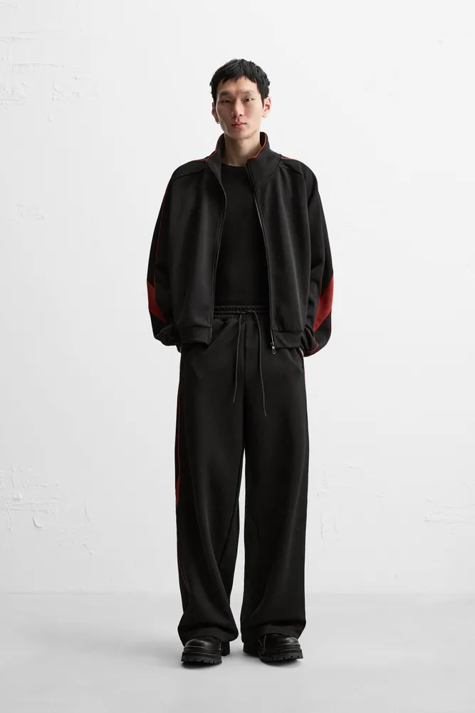 Zara Track Jacket with Red Piping