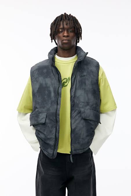 Gilet Matelassé Tie-Dye