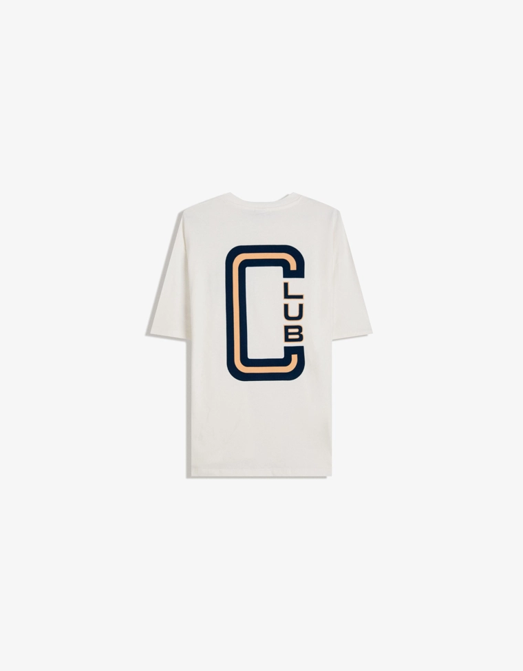 Bershka Bershka Off-White Print Tee — Off White