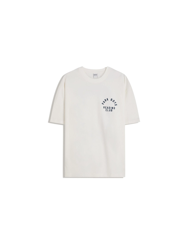 Bershka Bershka Off-White Print Tee — Off White