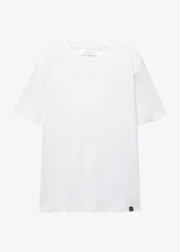 Pull&Bear JOIN LIFE BASIC T-SHIRT - Basic T-shirt - mottled blue — mottled blue