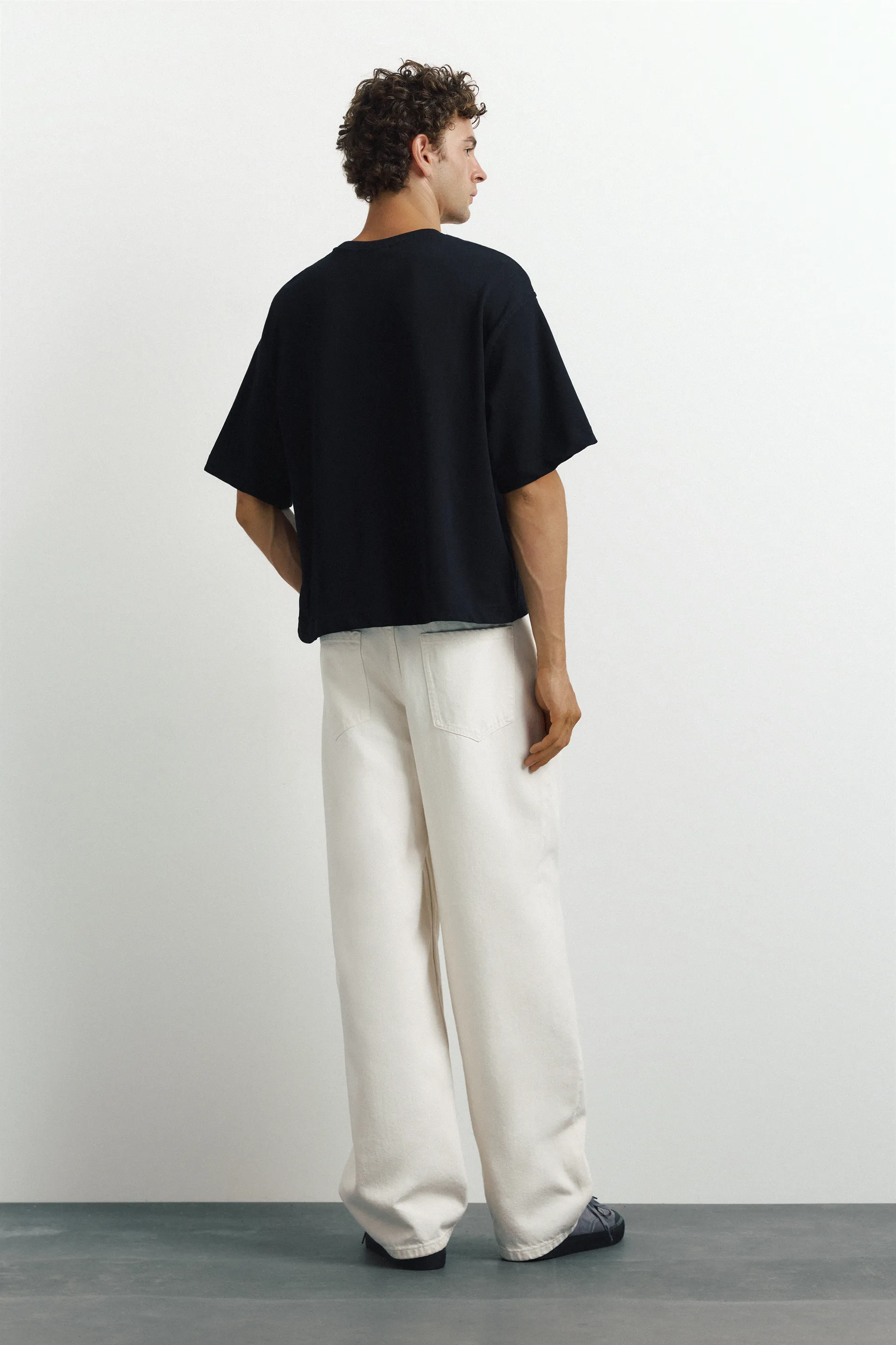 Jean baggy ballon — Blanc