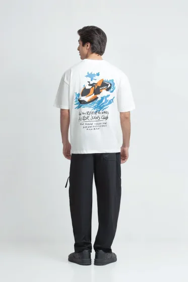 T-shirt Oversize Imprimé Jetski