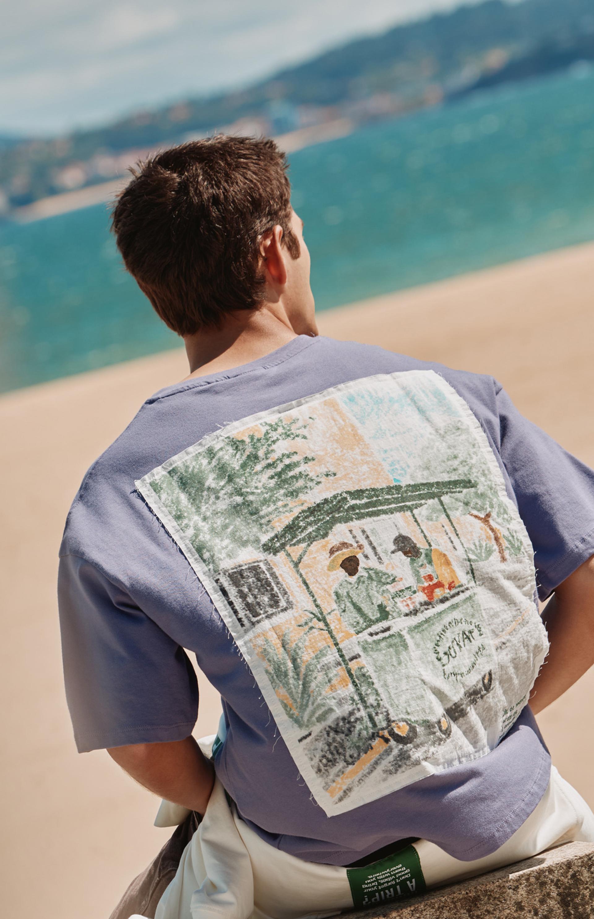 T-shirt relaxed fit imprimé