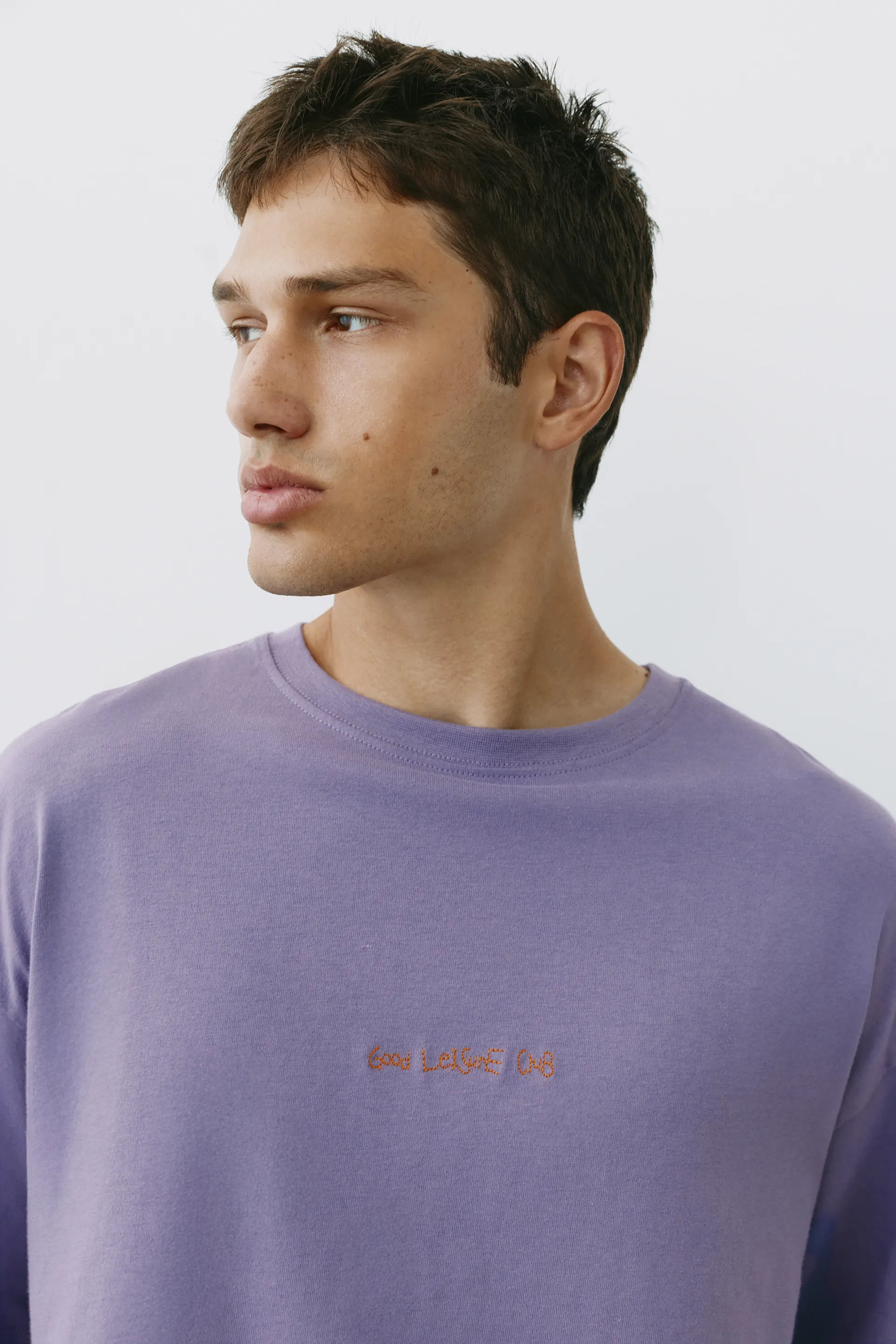 T-shirt relaxed fit imprimé — Violet