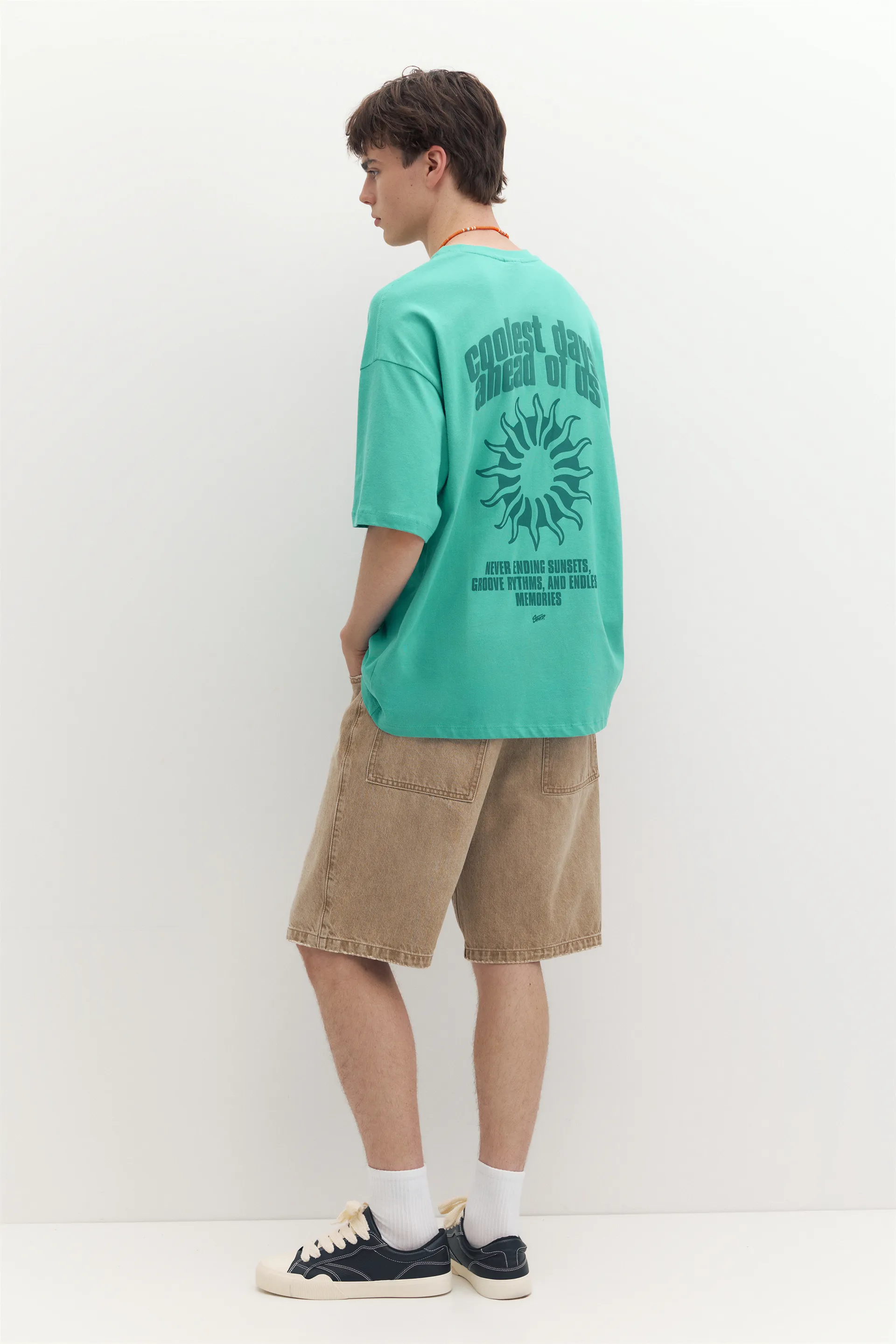 T-shirt STWD motif soleil