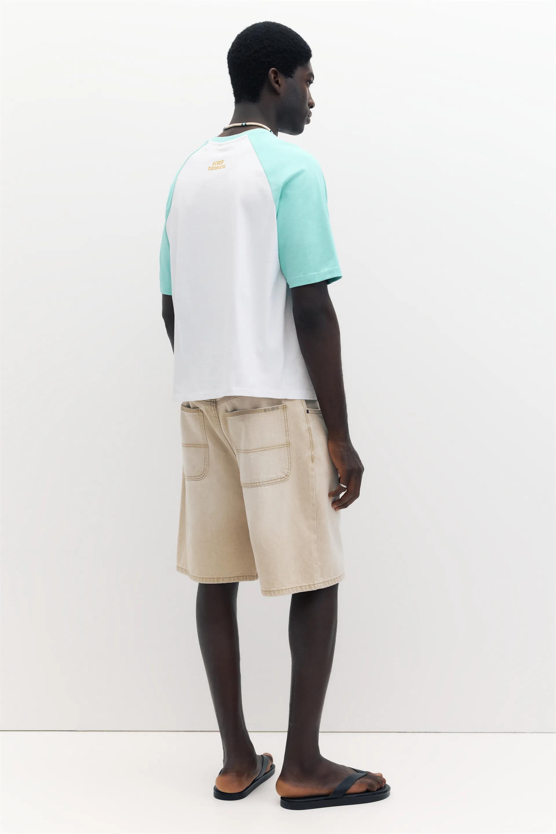 Raglan sleeve T-shirt — White