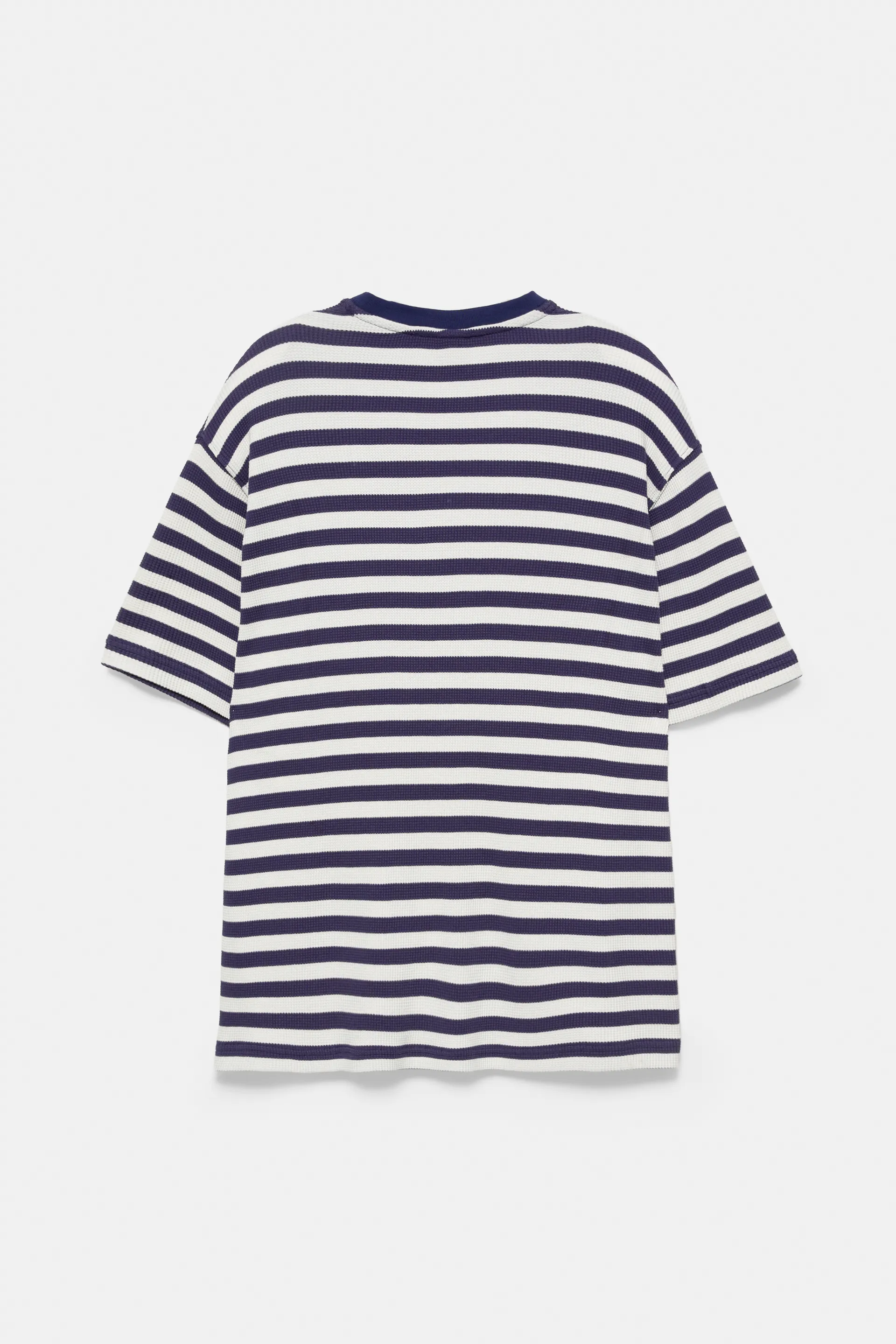 Regular fit striped T-shirt — Blue/White
