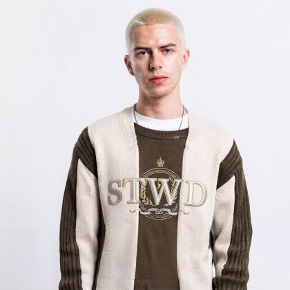 Sweat-shirt rayé manches longues