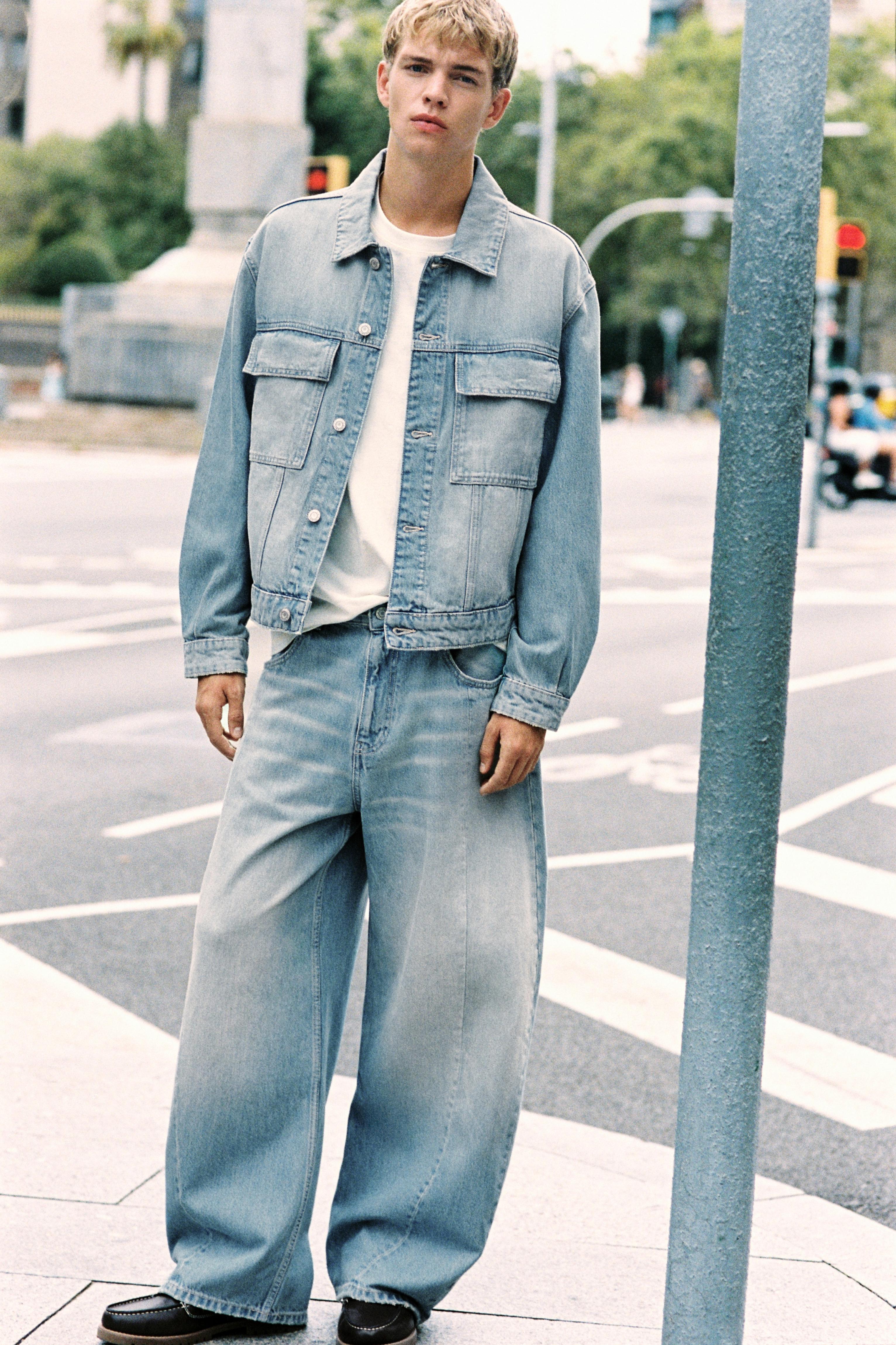 Veste en jean trucker
