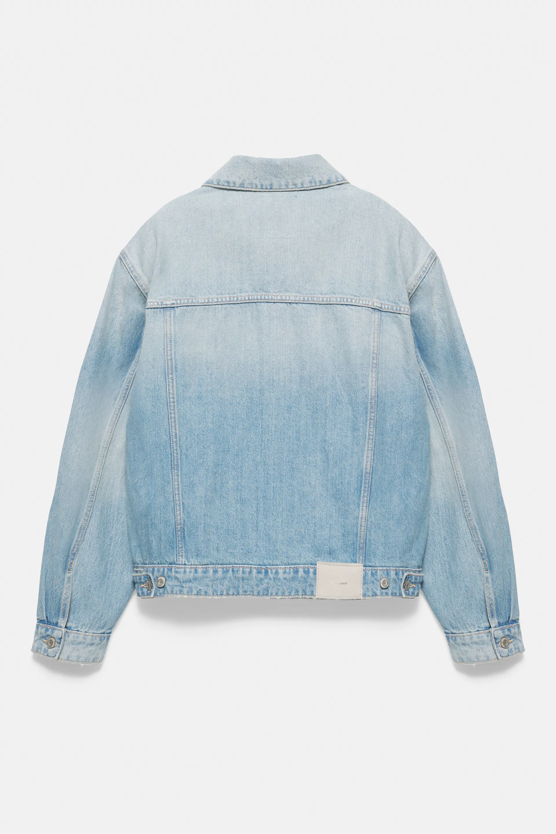 Pull&Bear Veste en jean trucker — Sky Blue