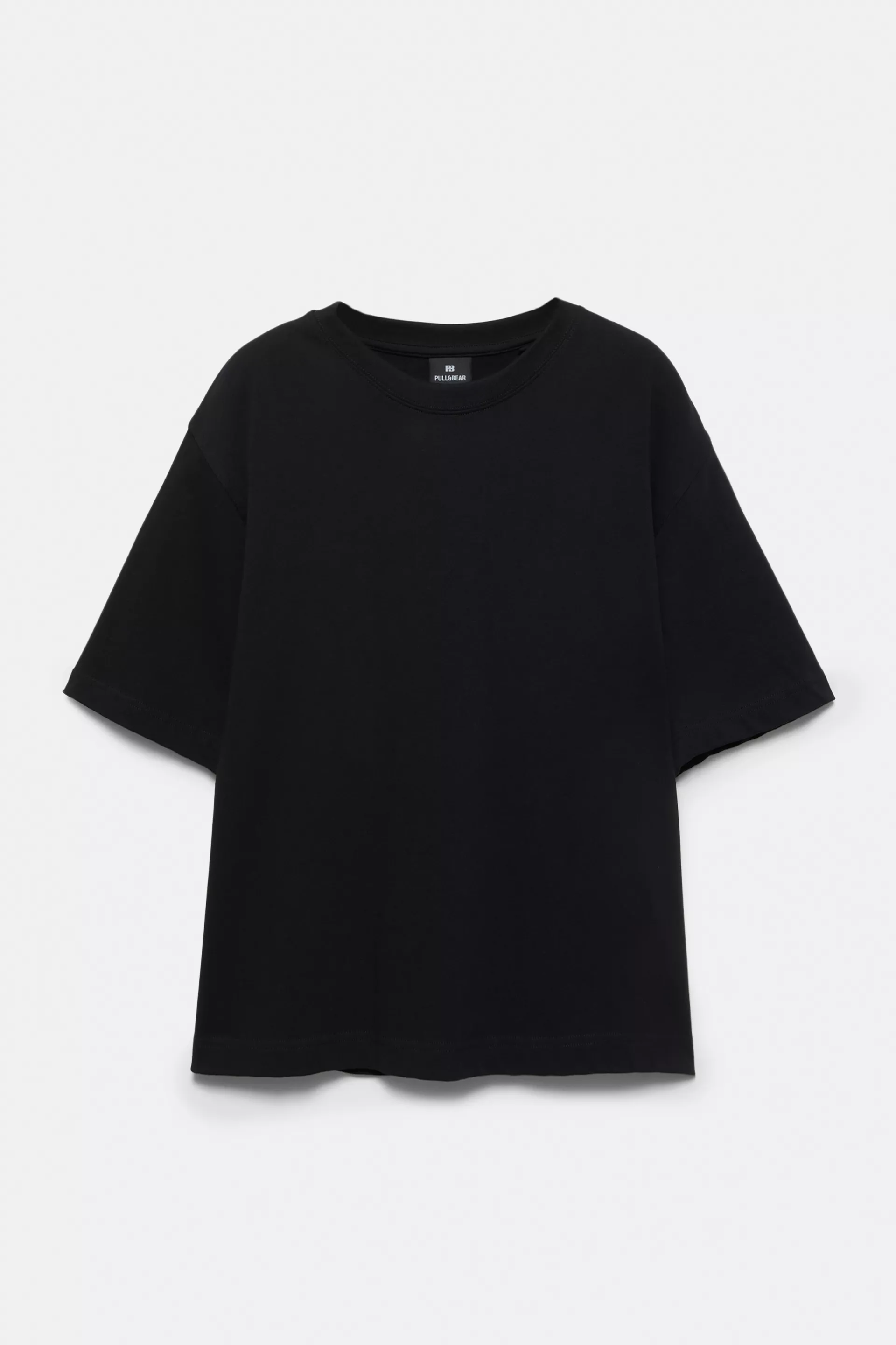 T-shirt court à manches courtes — Noir