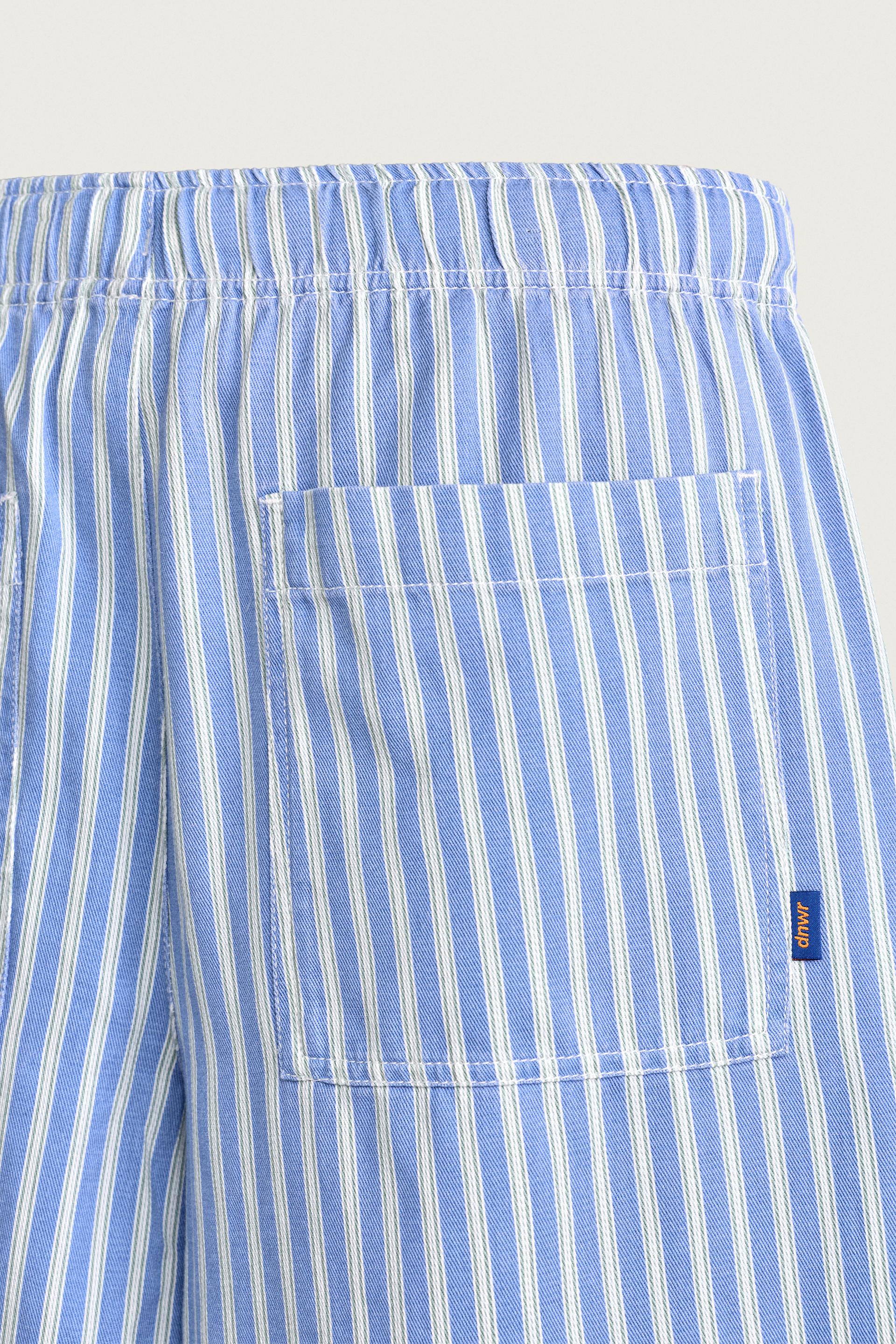 Zara STRIPED BAGGY FIT PANTS — Striped