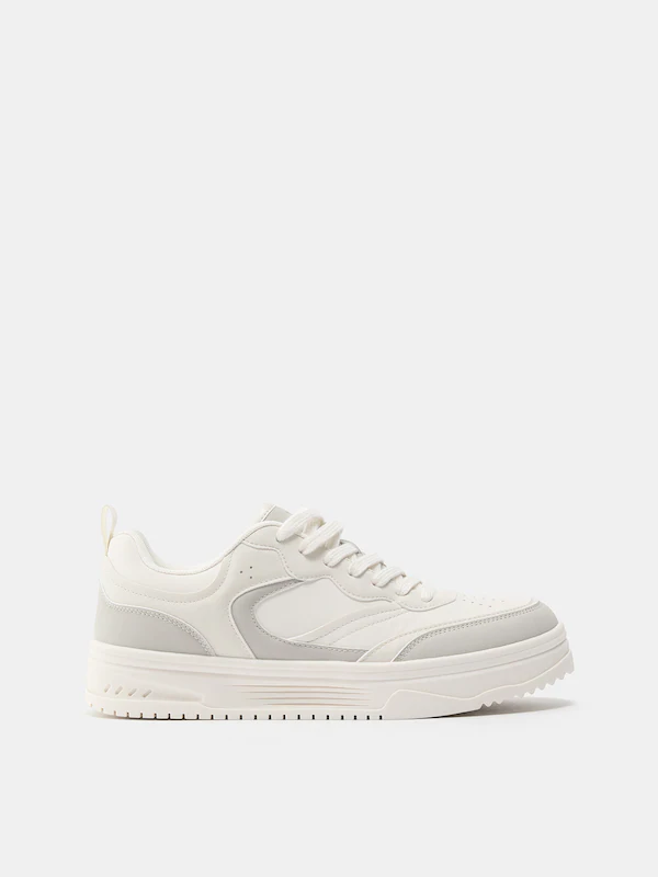 Platform Lace-Up Sneakers