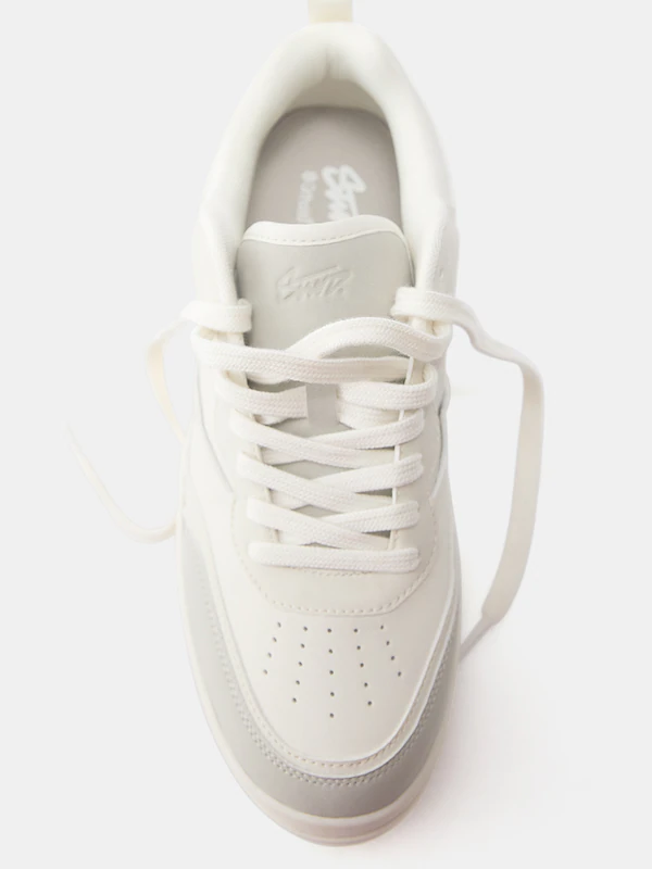 Platform Lace-Up Sneakers