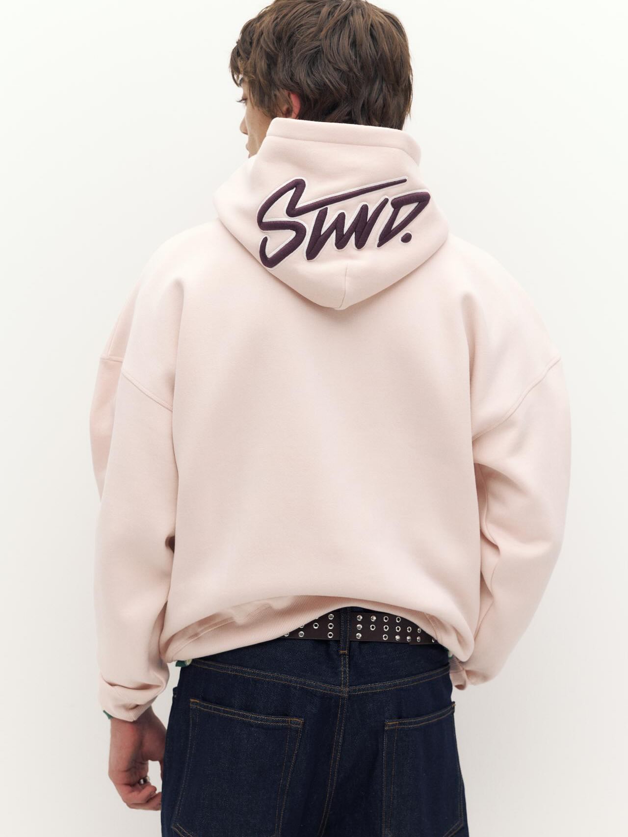 Sweat à Capuche Brodé Oversize