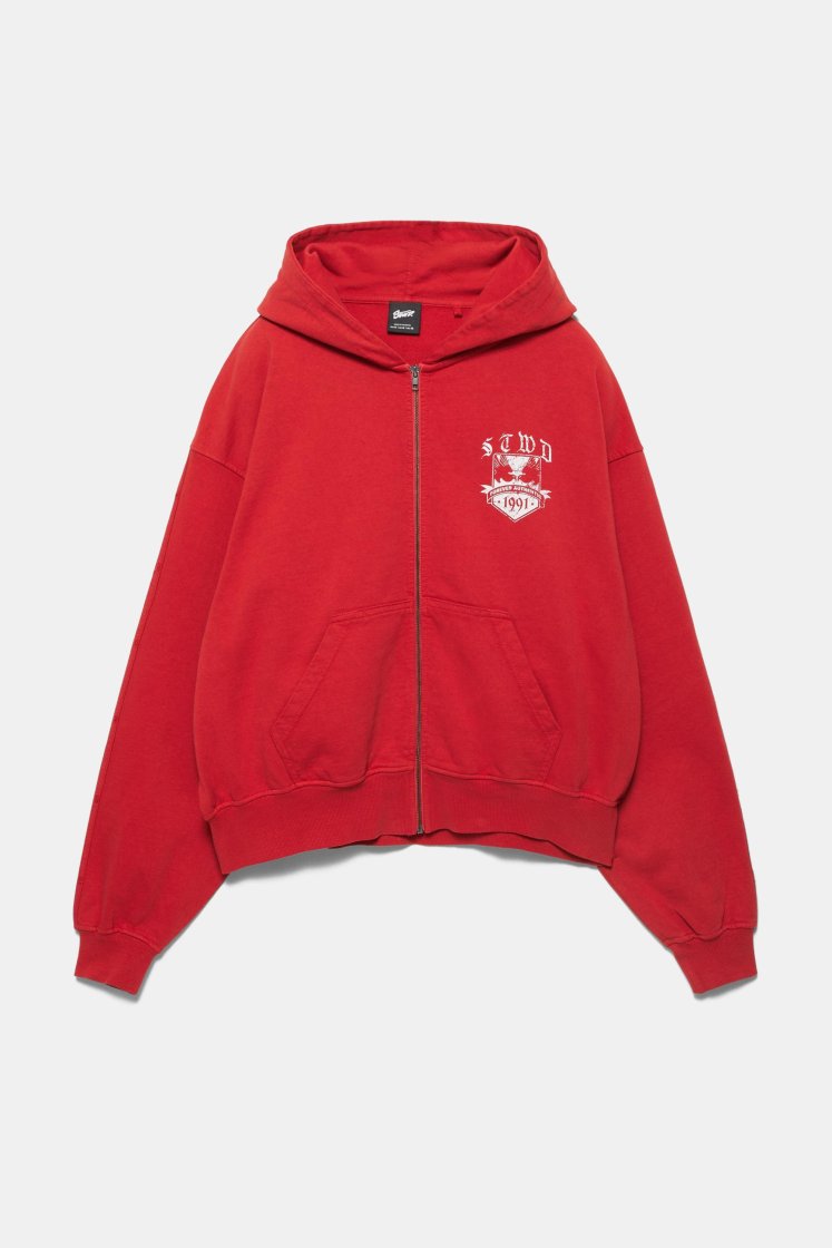 Pull&Bear STWD Graphic Zip Hoodie