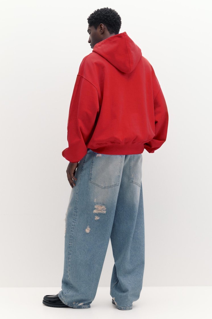 Pull&Bear STWD Graphic Zip Hoodie