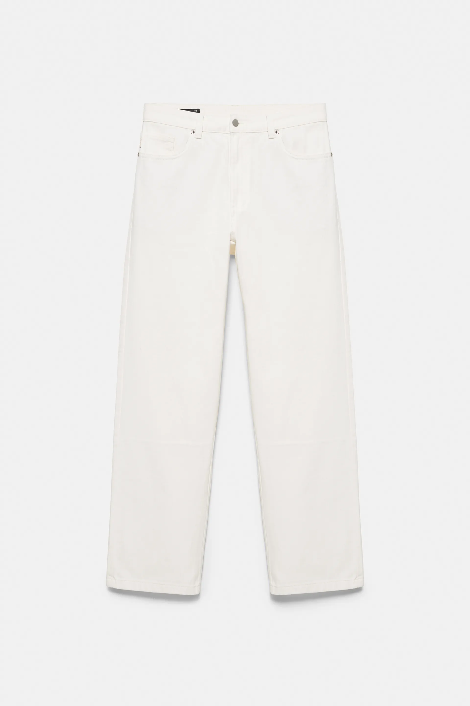 Pull&Bear Pantalon droit — White