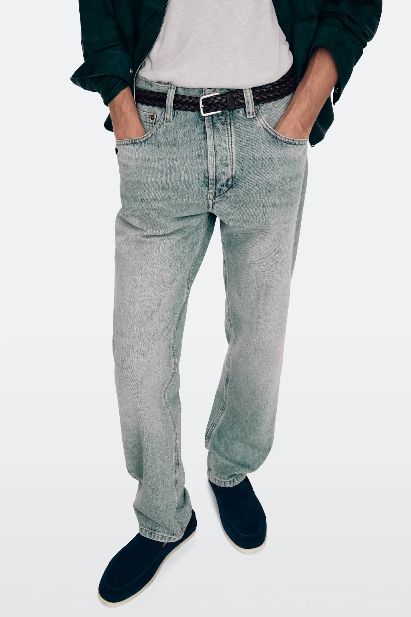 Suede Loafers