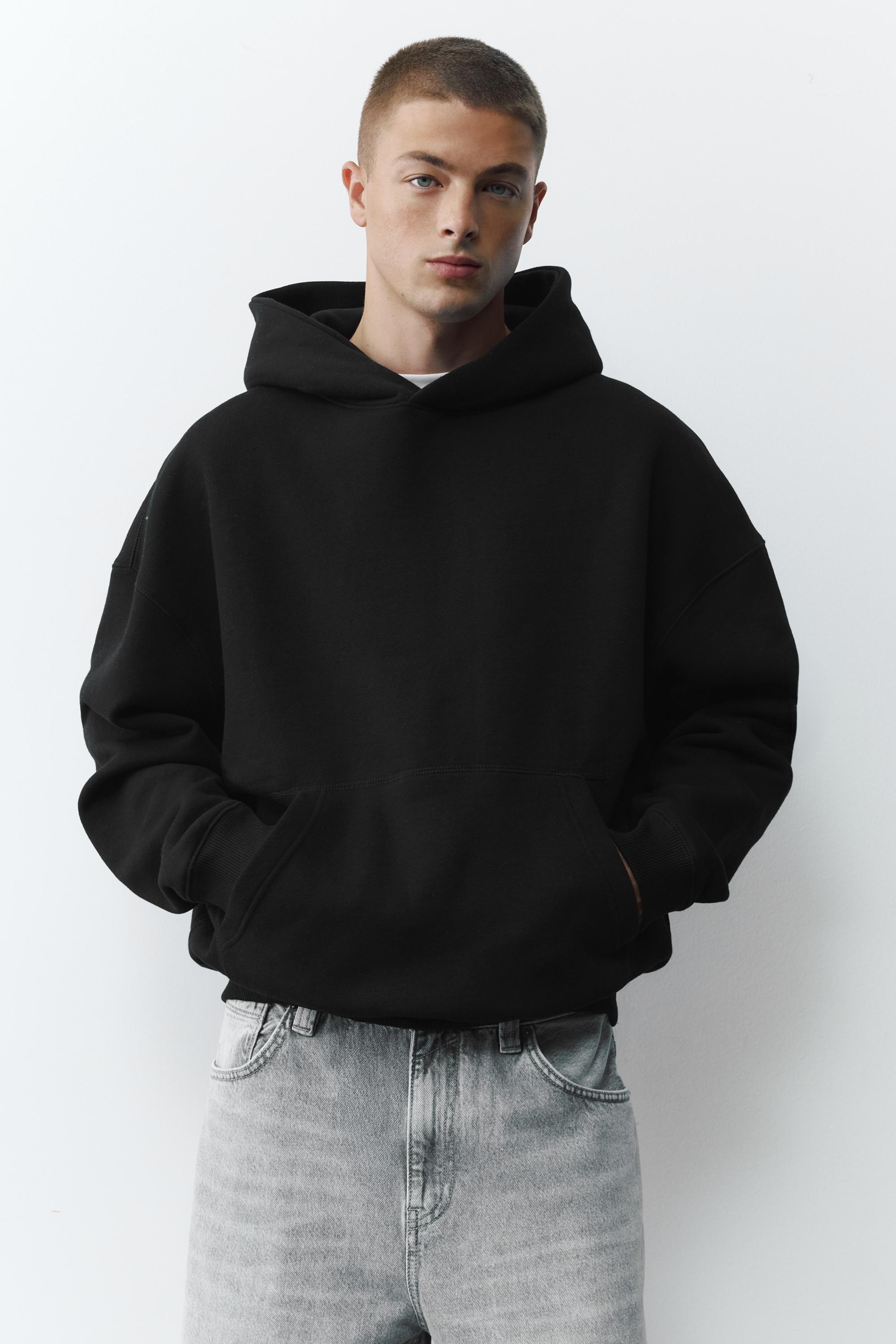 Sweat boxy à capuche