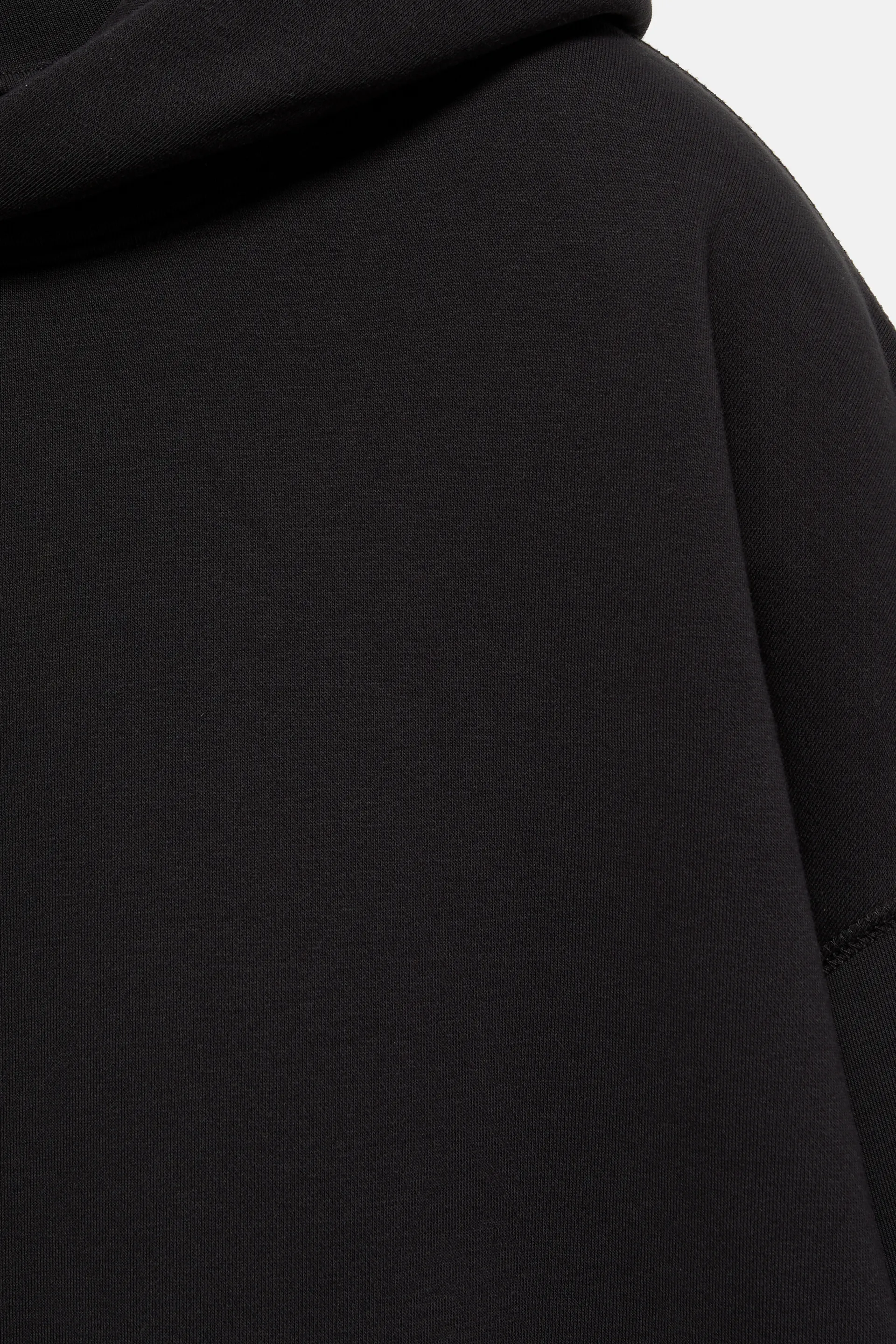 Pull&Bear Sweat boxy à capuche — Noir