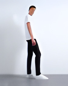 Topman stretch skinny jean in black — Black