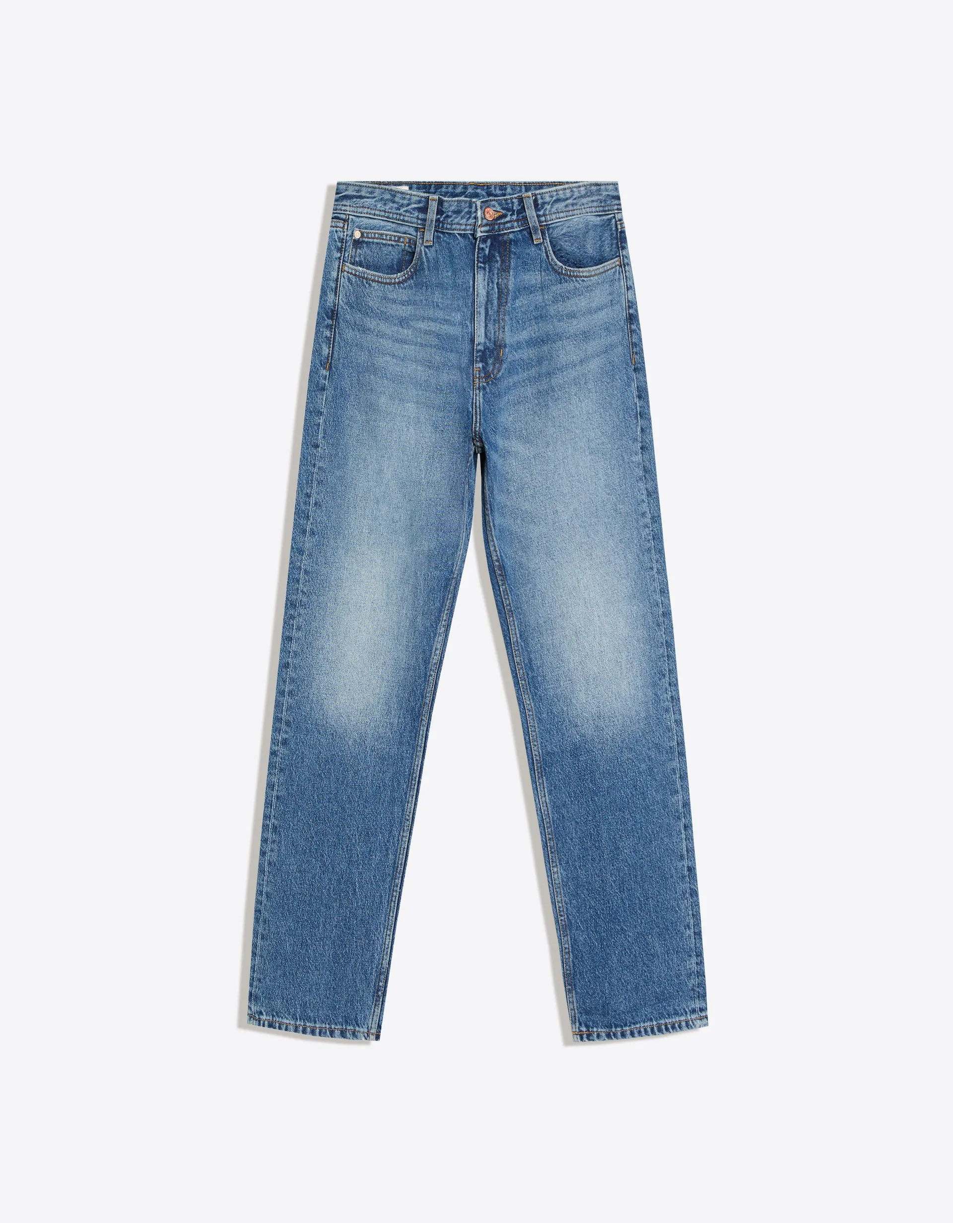 Bershka Jean straight fit — Bleu