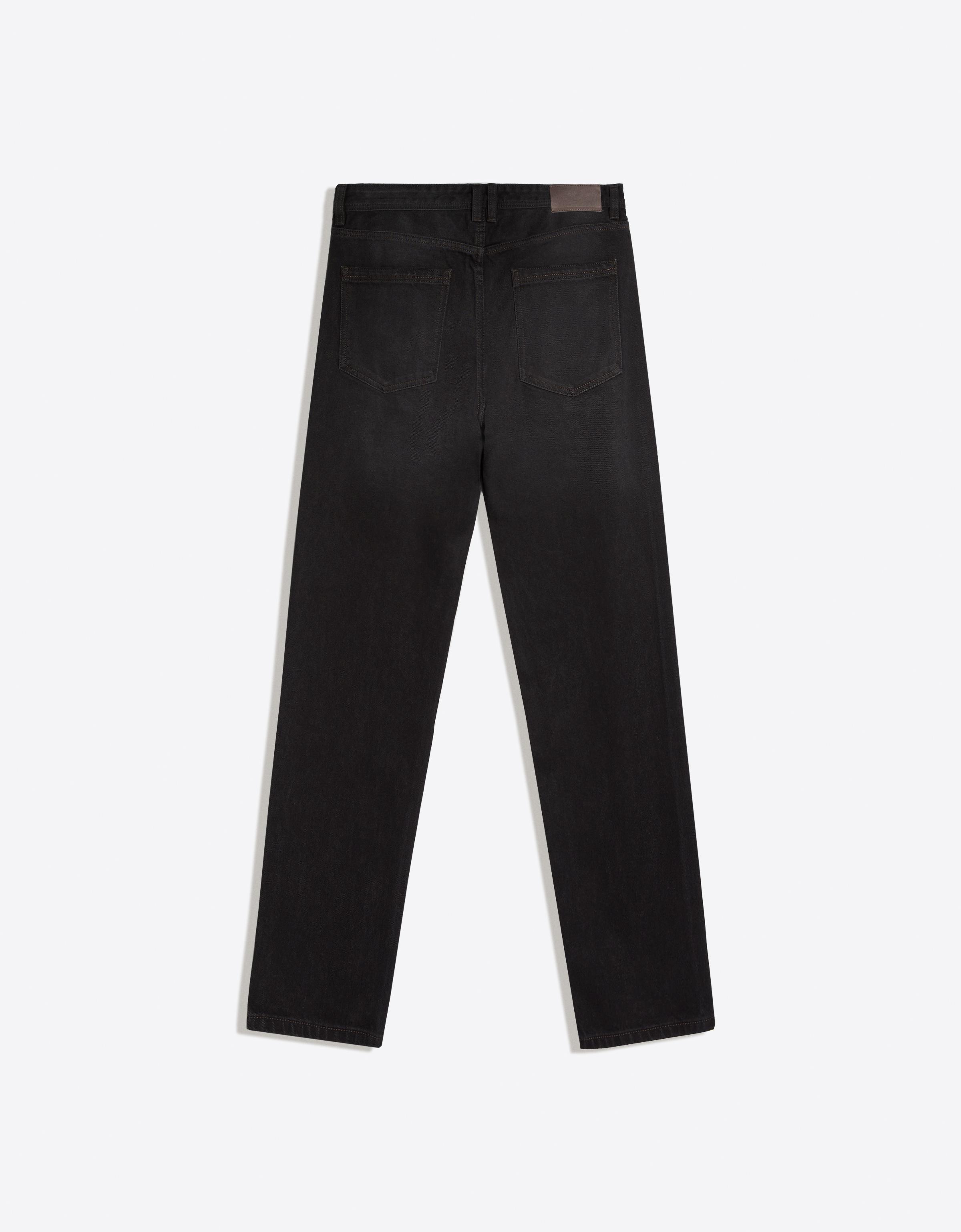 Bershka Jean straight fit — Noir