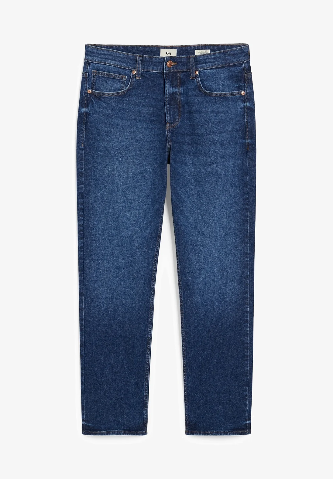 Pull&Bear Dark Blue Regular Fit Jeans