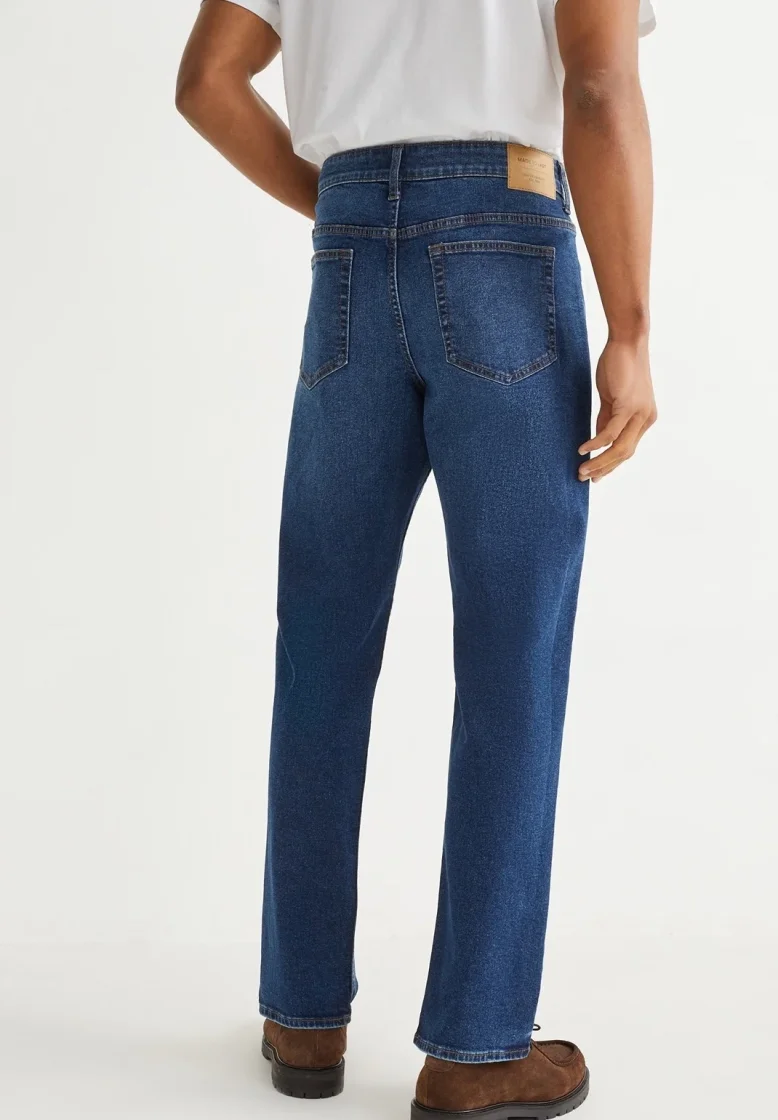 Pull&Bear Dark Blue Regular Fit Jeans — Navy