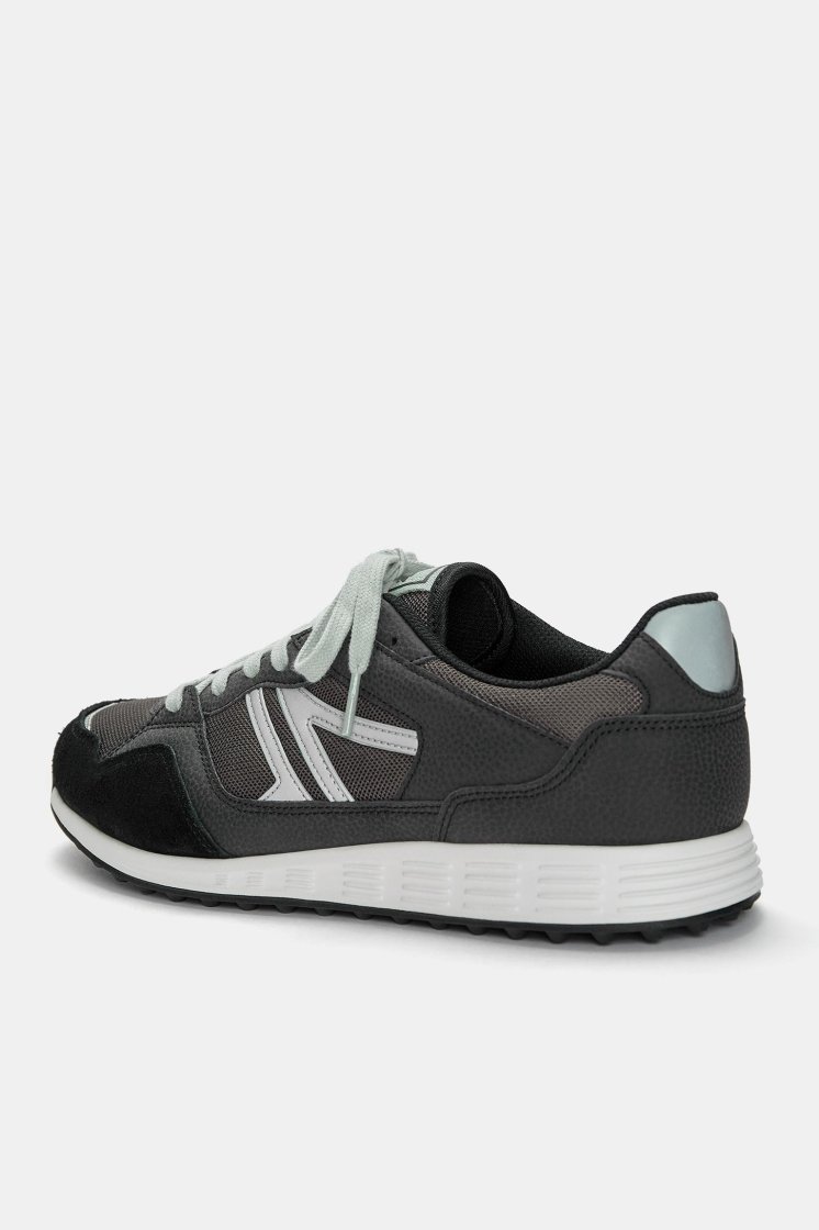 Pull&Bear Urban Runner Sneakers — Charcoal