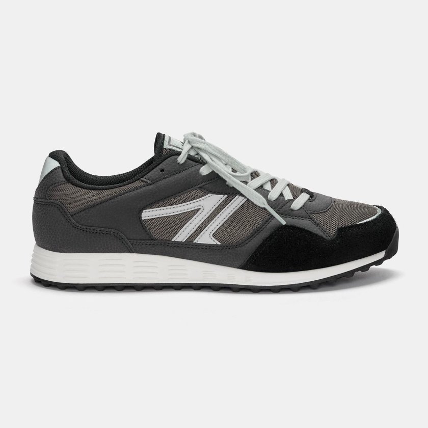 Pull&Bear Urban Runner Sneakers — Charcoal