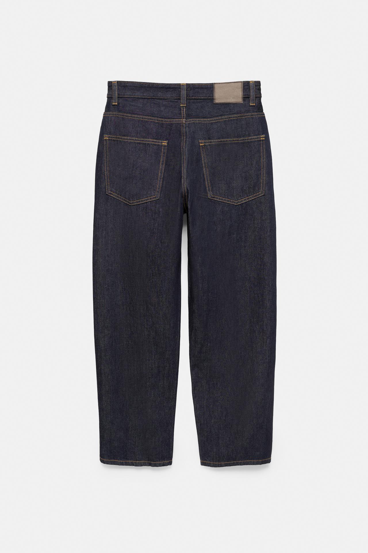 Baggy Indigo Denim Jeans — indigo