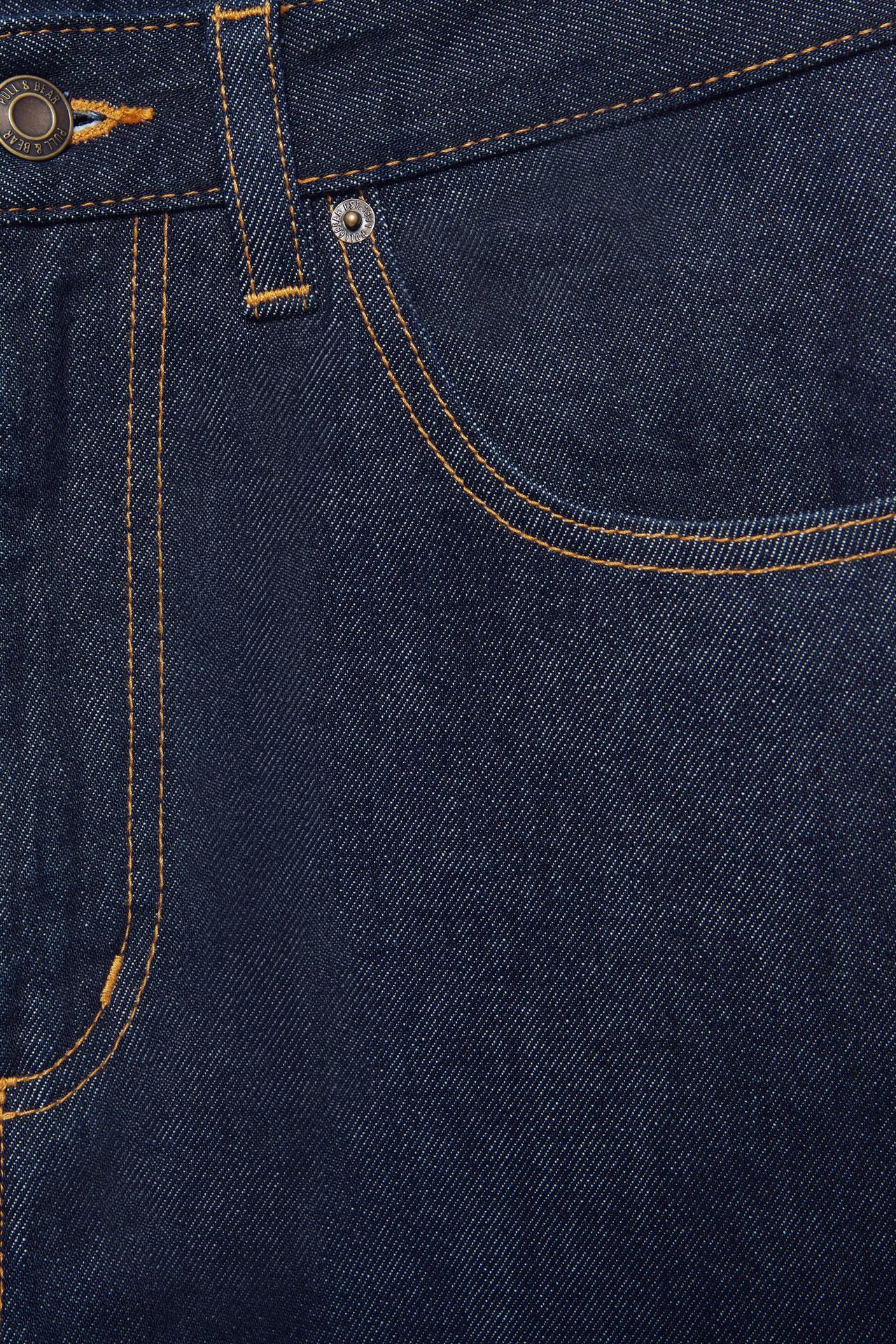 Baggy Indigo Denim Jeans — indigo