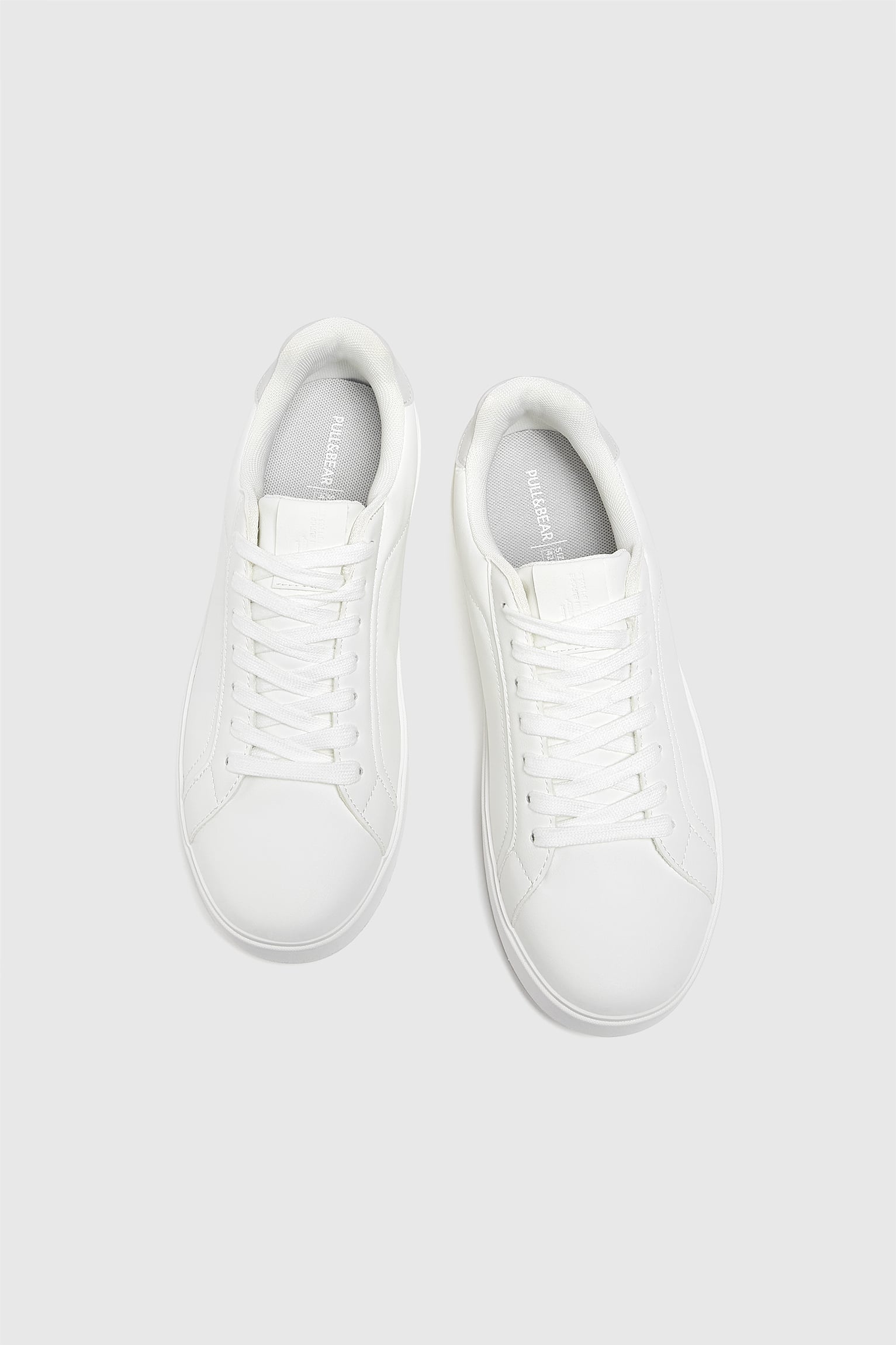 Pull&Bear Everyday Court Sneakers — white