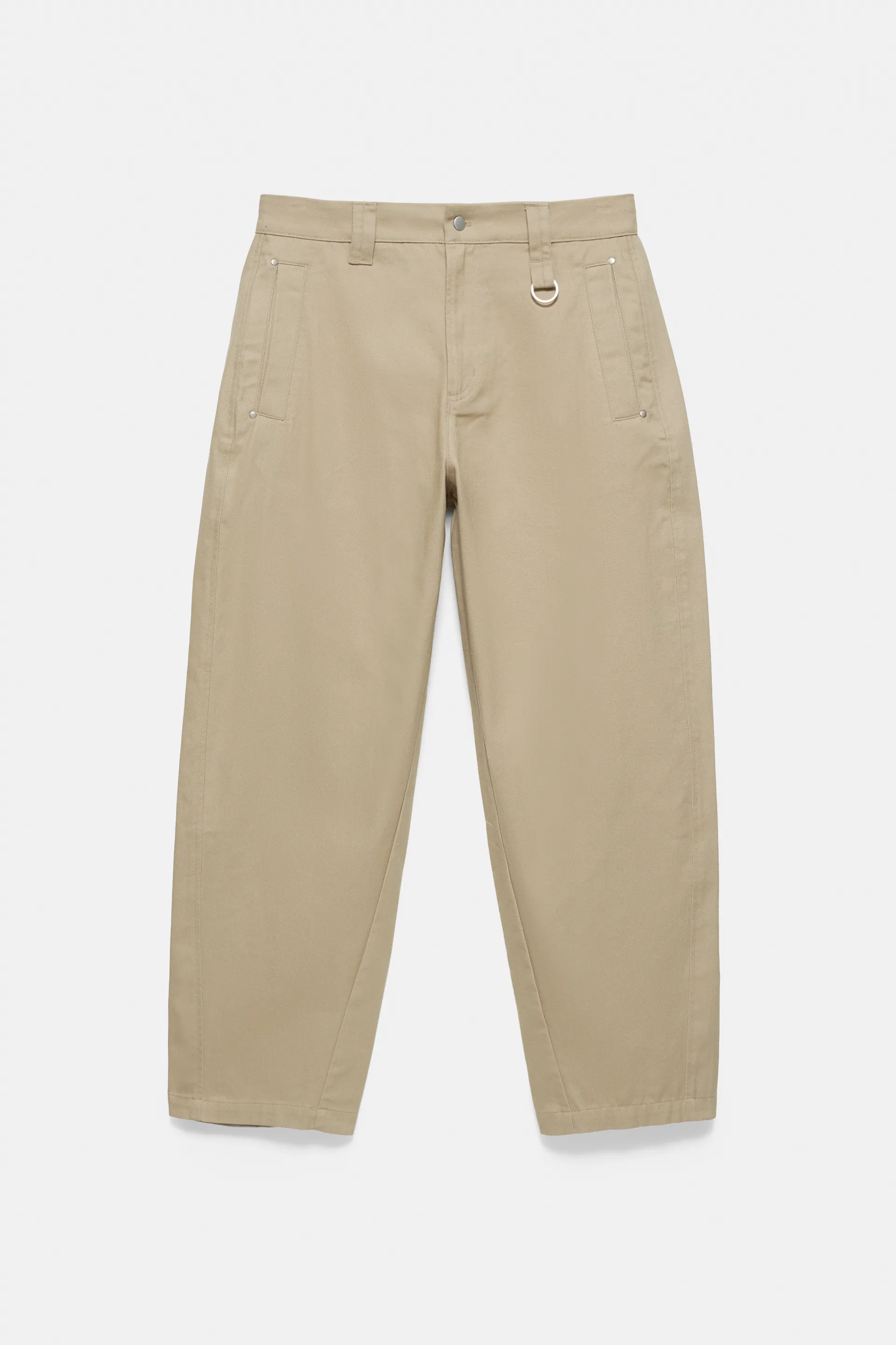 Pantalon barrel — Brun vigoré