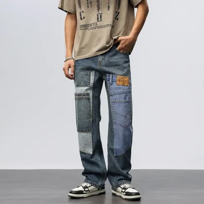 Jean Droit Patchwork