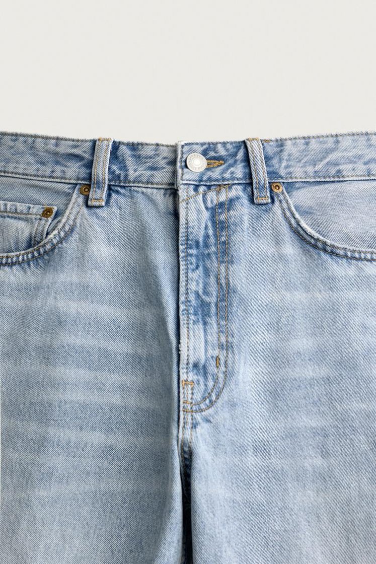 Zara JEAN LOOSE FIT — Sky Blue