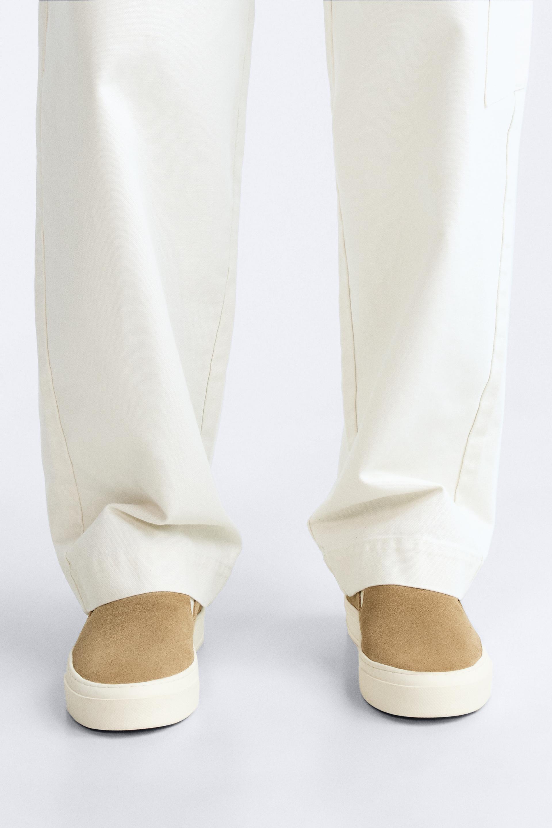 Zara Yaxlit Leather Slip-On — QUMRANG/JIGARRANG2272/320/718