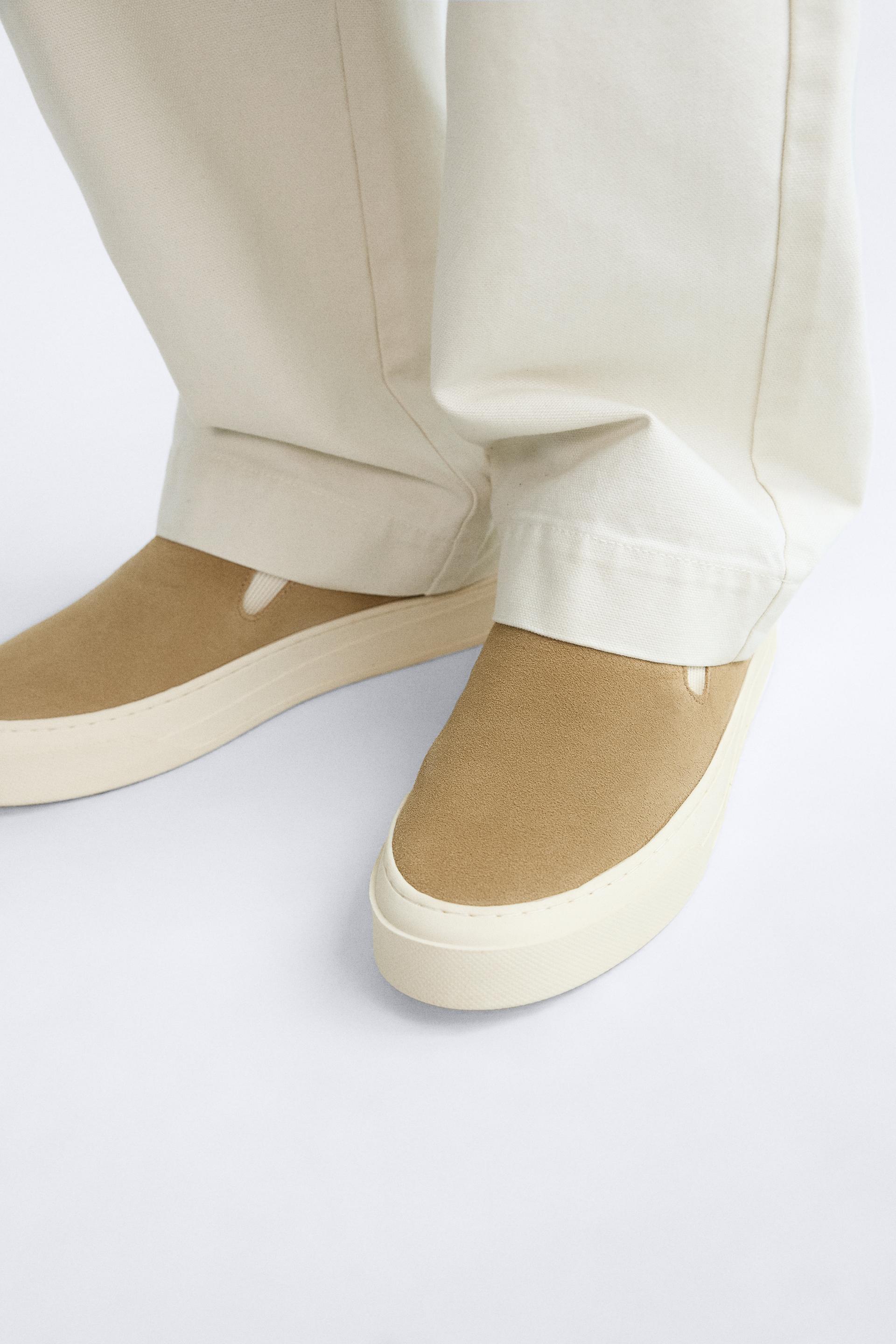Zara Yaxlit Leather Slip-On — QUMRANG/JIGARRANG2272/320/718