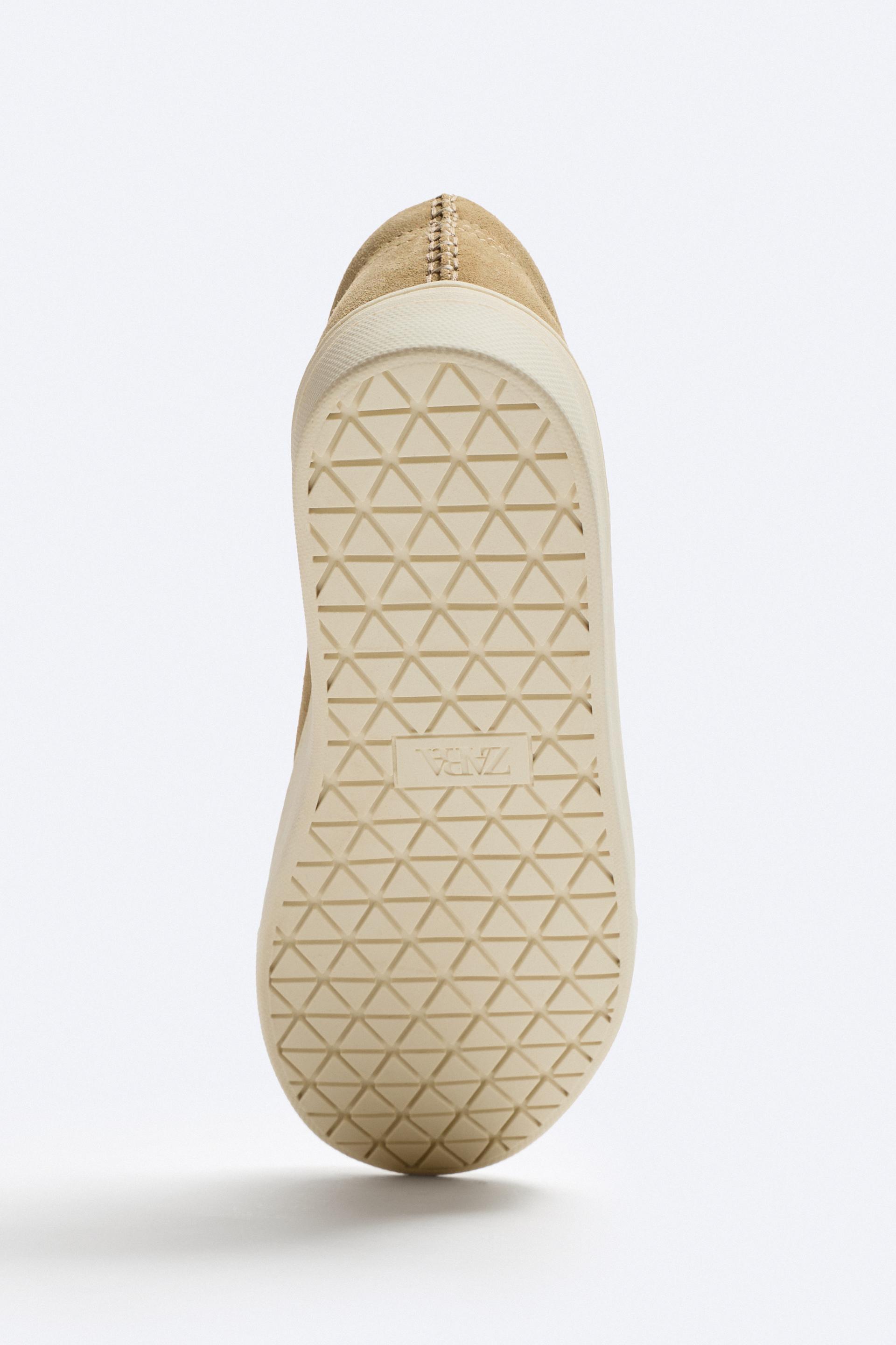 Zara Yaxlit Leather Slip-On — QUMRANG/JIGARRANG2272/320/718