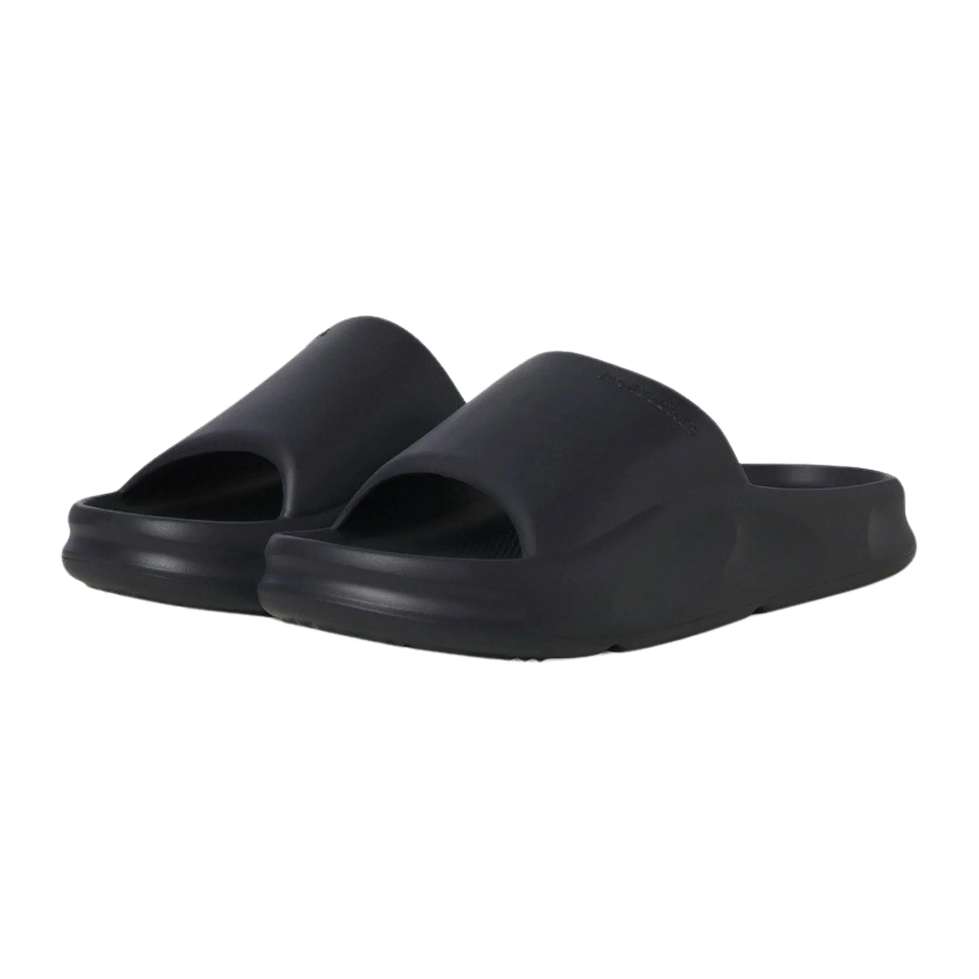 Jack  & Jones Comfort Cushioned Slide Sandals — Navy