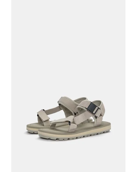 Pull&Bear Adjustable Strap Sport Sandals — Light Grey