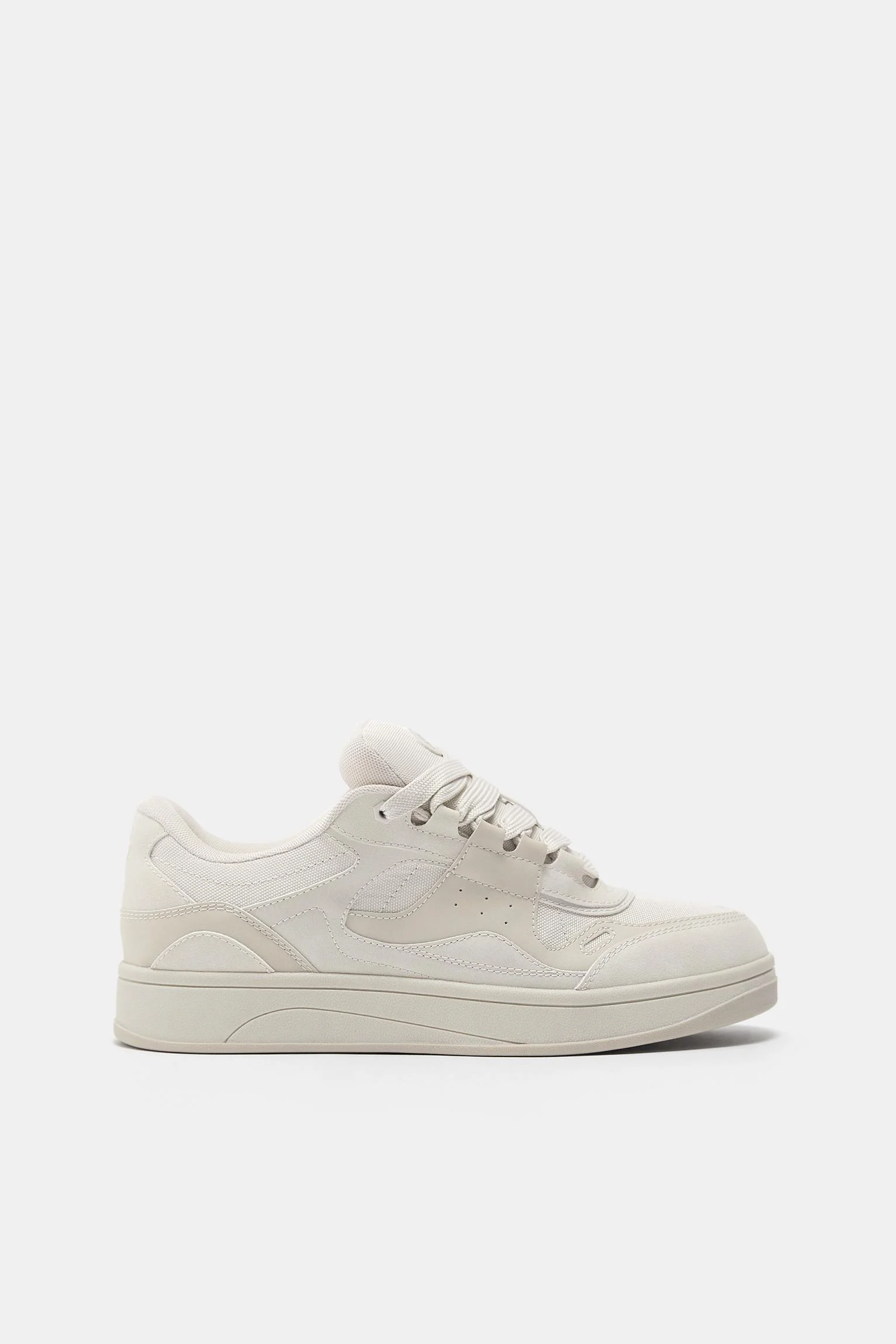 Baskets basses crème